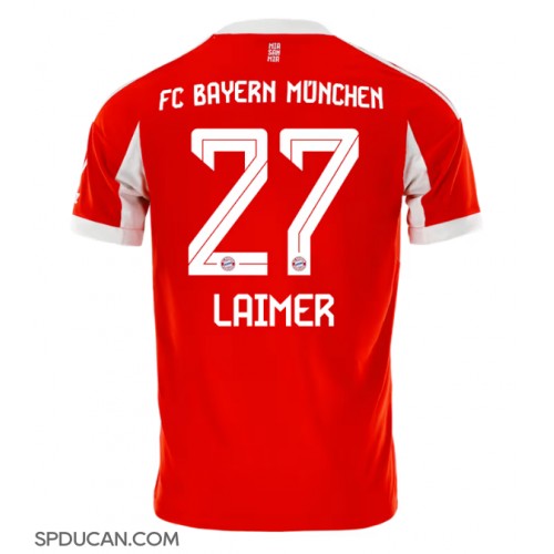 Muški Nogometni Dres Bayern Munich Konrad Laimer #27 Domaci 2025-26 Kratak Rukav